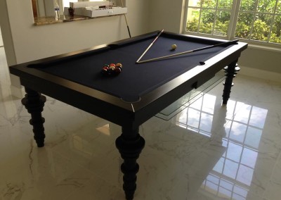 Contemporary Dining Room Pool Table 2