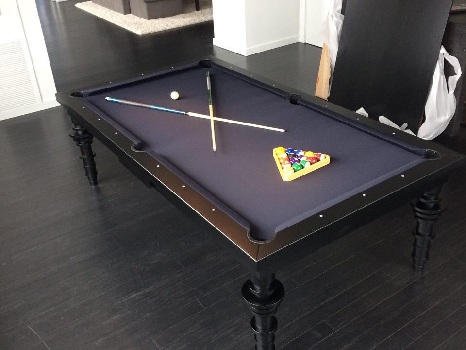Contemporary Dining Room Pool Table 3
