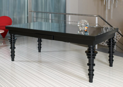 Contemporary Dining Room Pool Table 8